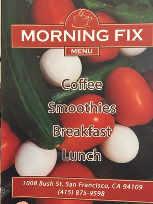 Menu photo 4 The Morning Fix San Francisco, CA