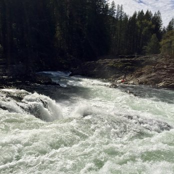 Lucia Falls - The Rapids Below Lucia Falls - Recreation Centers Near Me - Yacolt, Washington
