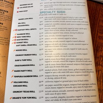 Drake's - Menu2 - Burgers Near Me - Burlington, North Carolina