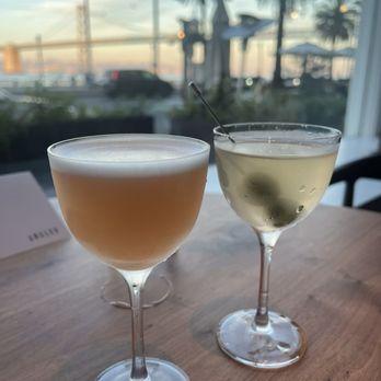 Angler - Shiso Sour and Martini - Seafood Near Me - San Francisco, California Angler - Shiso Sour and Martini - Seafood Near Me - San Francisco, California