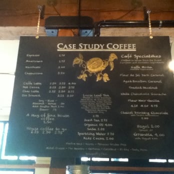 Case Study Coffee - Their menu! - Coffee & Tea Near Me - Portland, Oregon