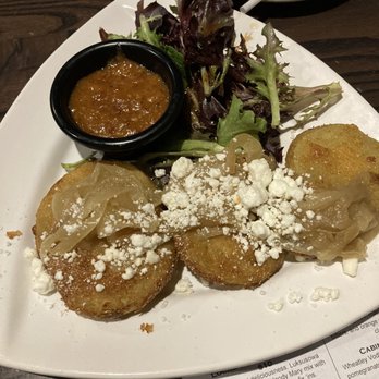 Local Goat - Fried Green Tomatoes - New American Near Me - Pigeon Forge, Tennessee