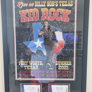 Elite Art & Framing - Kid Rock limited poster/tickets custom matte/frame job - Framing Near Me - Las Vegas, Nevada Elite Art & Framing - Kid Rock limited poster/tickets custom matte/frame job - Framing Near Me - Las Vegas, Nevada