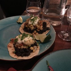 Mr. Haz Tacobar - Roasted vegetable tacos. I ate one before taking the picture