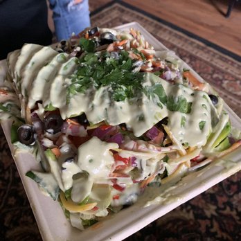 Diced- Pembroke Pines - Bowl, forbidden rice, lettuce, vegan chkn, all veggies incl avocado, and vegan garlic aioli - Do-It-Yourself Food Near Me - Pembroke Pines, Florida