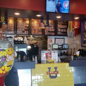 Cluck-U Chicken - The counter. Gum & ATM machines also available. - Chicken Wings Near Me - Morristown, New Jersey
