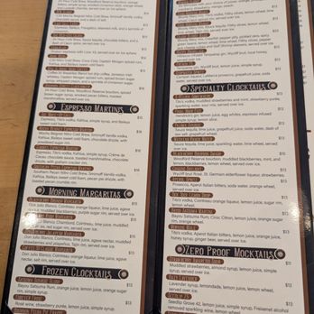Coffee 30 - Cocktail menu - Breakfast & Brunch Near Me - Lake Charles, Louisiana