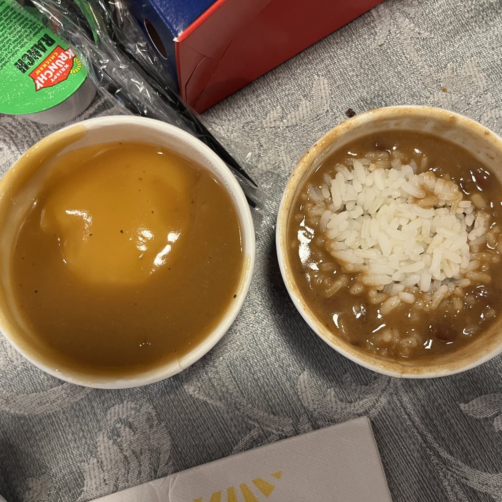 Krispy Krunchy Chicken - Mashed potatoes with gravy; red beans and rice - Seafood Near Me - Long Beach, California