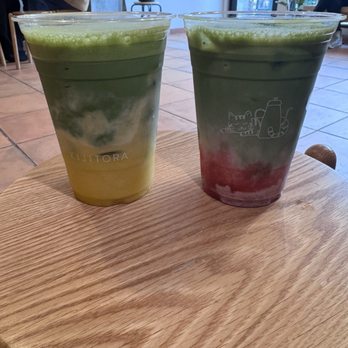 Kijitora - Mango and strawberry matcha latte - Coffee & Tea Near Me - Brooklyn, New York