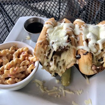 Square Root - My London broil cheesesteak - American Near Me - Brevard, North Carolina