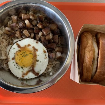 Egg Karne - pork belly silog and longanisa breakfast sandwich - Breakfast & Brunch Near Me - Herndon, Virginia Egg Karne - pork belly silog and longanisa breakfast sandwich - Breakfast & Brunch Near Me - Herndon, Virginia