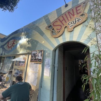 Shine Cafe - Outside the cafe - Vegan Near Me - Morro Bay, California Shine Cafe - Outside the cafe - Vegan Near Me - Morro Bay, California