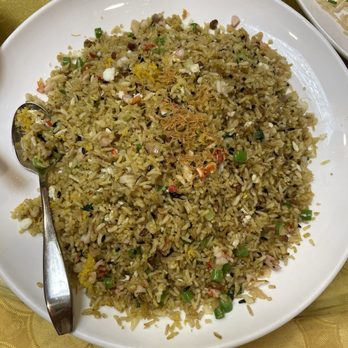 Golden Palace - King crab 10.5lbs made into 3 dishes. Dish 3. King crab fried rice - Dim Sum Near Me - Brooklyn, New York