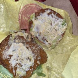 McDonald's - No mac sauce like i asked and they just threw my sandwich together