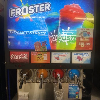 Circle K - a soda dispenser with a variety of drinks - Gas Stations Near Me - Rosemead, California