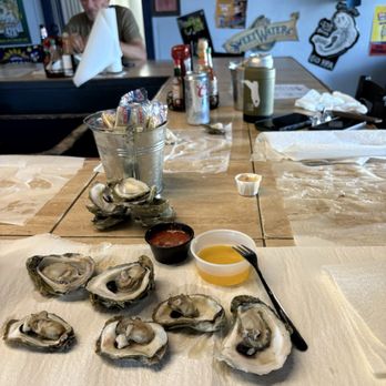 Clermont Oyster Bar - Steamed oysters, raw were already eaten - Seafood Near Me - Clermont, Florida