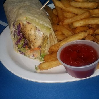 Longshots Billiards & Darts - Chicken Caesar wrap - Pool Halls Near Me - Chesapeake, Virginia