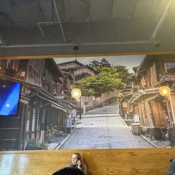 Ramen 101 - Japanese village mural photo - Hawaiian Near Me - Manteca, California