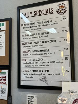 Menu photo 2 The Hub Pizza Cedar City, UT Menu photo 2 The Hub Pizza Cedar City, UT
