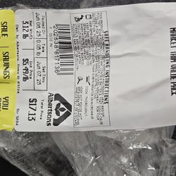 Albertsons - Meat sell thru 7th