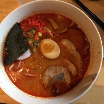 Ramen Yukinoya - Tonkotsu red (with extra spiciness) $10.95 large - Ramen Near Me - Arcadia, California Ramen Yukinoya - Tonkotsu red (with extra spiciness) $10.95 large - Ramen Near Me - Arcadia, California