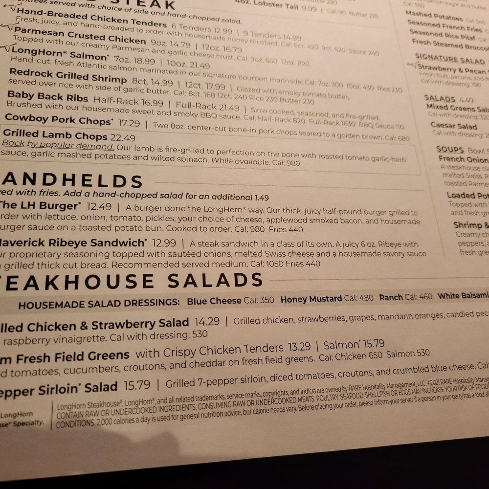 LongHorn Steakhouse - MENU - Steakhouses Near Me - Omaha, Nebraska LongHorn Steakhouse - MENU - Steakhouses Near Me - Omaha, Nebraska