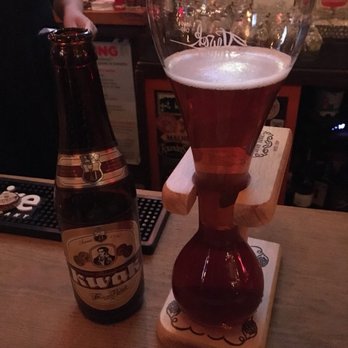 Beer Culture - Kwak Belgian beer w/ glass - Beer Bar Near Me - New York, New York Beer Culture - Kwak Belgian beer w/ glass - Beer Bar Near Me - New York, New York