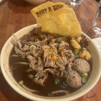 What A Soup - Beef boat noodle soup - Noodles Near Me - Cambridge, Massachusetts What A Soup - Beef boat noodle soup - Noodles Near Me - Cambridge, Massachusetts