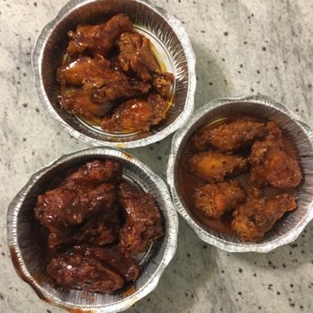 Juicy Platters - Hackensack - Food- Wings (BBQ, Mango Habanero, and Sweet and Sour) - Halal Near Me - Hackensack, New Jersey