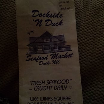 Dockside N' Duck - Front of menu - Seafood Markets Near Me - Duck, North Carolina Dockside N' Duck - Front of menu - Seafood Markets Near Me - Duck, North Carolina