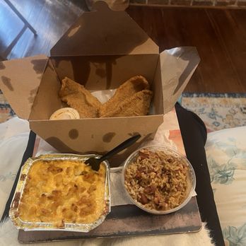 Soul Foodies - Catfish and 2 sides Macaroni and Cheese Red Beans and Rice - Soul Food Near Me - Decatur, Georgia Soul Foodies - Catfish and 2 sides Macaroni and Cheese Red Beans and Rice - Soul Food Near Me - Decatur, Georgia