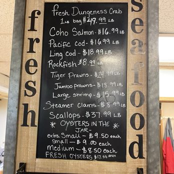 Old Oregon Smokehouse - Fresh Seafood Menu (July 2024) - Seafood Near Me - Tillamook, Oregon Old Oregon Smokehouse - Fresh Seafood Menu (July 2024) - Seafood Near Me - Tillamook, Oregon