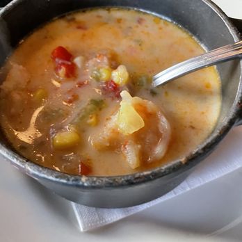 Blueprint on 3rd - Shrimp and corn bisque - American Near Me - Birmingham, Alabama Blueprint on 3rd - Shrimp and corn bisque - American Near Me - Birmingham, Alabama