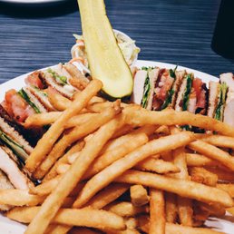 Classic Club with fries