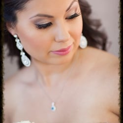 At Lash Pro - One of my beautiful brides Carmen! Lashes done by Melissa.