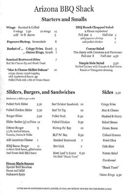 Menu photo 7 Arizona BBQ Shack Scottsdale, AZ Menu photo 7 Arizona BBQ Shack Scottsdale, AZ