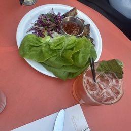 Pork belly lettuce wraps Pork belly lettuce wraps