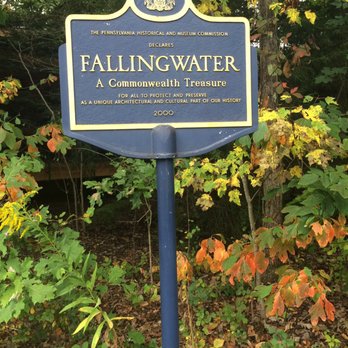 Fallingwater - Signage - Landmarks & Historical Buildings Near Me - Mill Run, Pennsylvania Fallingwater - Signage - Landmarks & Historical Buildings Near Me - Mill Run, Pennsylvania