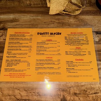 Puerto Alegre - Menu - Mexican Near Me - San Francisco, California Puerto Alegre - Menu - Mexican Near Me - San Francisco, California