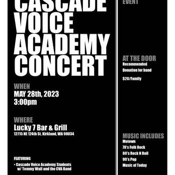 Cascade Voice Academy - Performing Arts Near Me - Snoqualmie, Washington