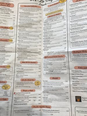 Menu photo 5 Hi-Lo Cafe Weed, CA