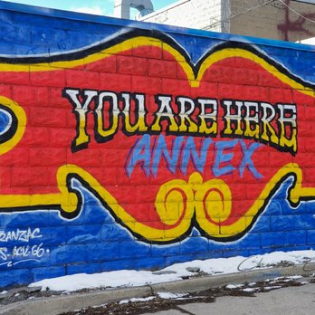 Aunty Lucy's - Street art near back entrance - Burgers Near Me - Toronto, Ontario