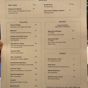 Senia - Menu - Cocktail Bars Near Me - Honolulu, Hawaii Senia - Menu - Cocktail Bars Near Me - Honolulu, Hawaii