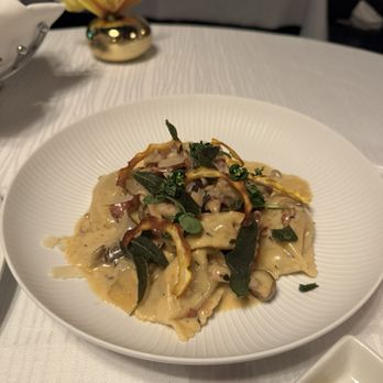 The Pines Modern Steakhouse - butternut squash agnolotti - Steakhouses Near Me - S Highland, California The Pines Modern Steakhouse - butternut squash agnolotti - Steakhouses Near Me - S Highland, California