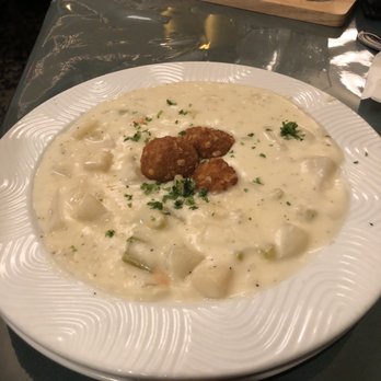 Alpine Chef Restaurant - Grandmas Potato soup with cheese curds - German Near Me - Fredericksburg, Virginia