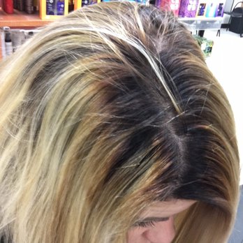 SASS Styling Studio - I asked for my roots to be a little lighter, with some lowlights....What I walked out with - Hair Salons Near Me - West Chester, Pennsylvania SASS Styling Studio - I asked for my roots to be a little lighter, with some lowlights....What I walked out with - Hair Salons Near Me - West Chester, Pennsylvania