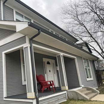 Brotherhood Roofing - 1st and 2nd floor gutters - Roofing Near Me - Frisco, Texas Brotherhood Roofing - 1st and 2nd floor gutters - Roofing Near Me - Frisco, Texas