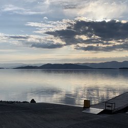 Flathead Off-Road UTV Rentals - Beautiful morning view on Flathead Lake in Big Arm Montana