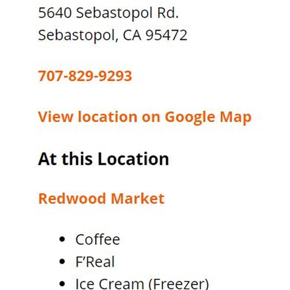 the location of the restaurant the location of the restaurant