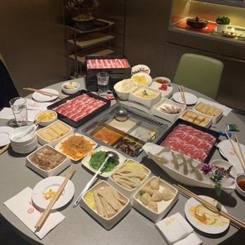 Haidilao Hotpot Flushing - The spread - Hot Pot Near Me - Flushing, New York